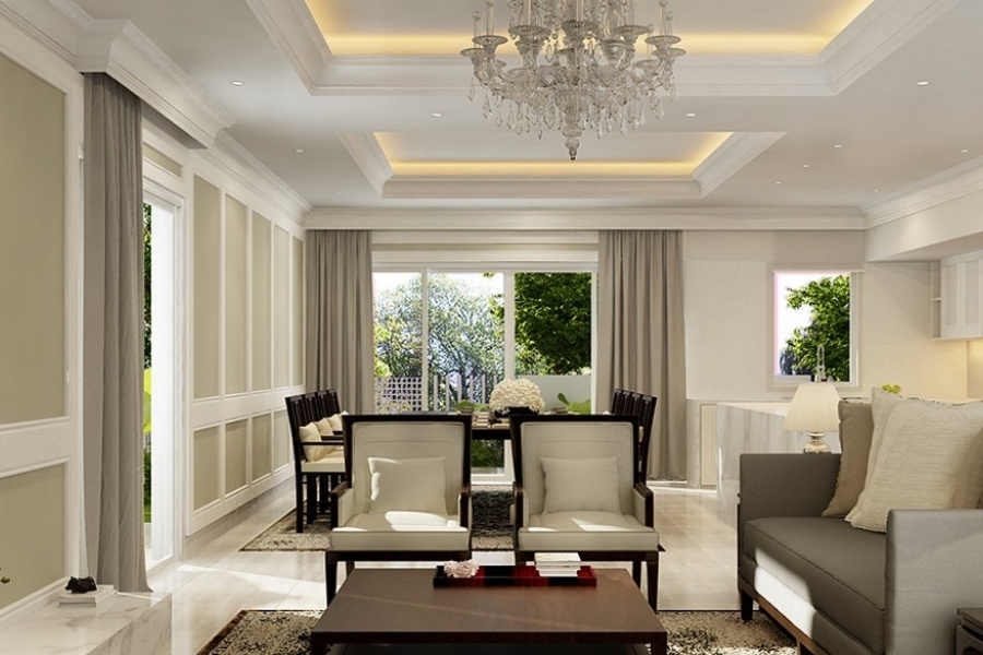 Nhà mẫu dự án các căn hộ chung cư Palm Garden quận 2