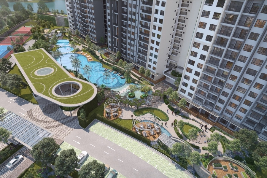 Tiện ích nội khu tại Palm Garden đa dạng