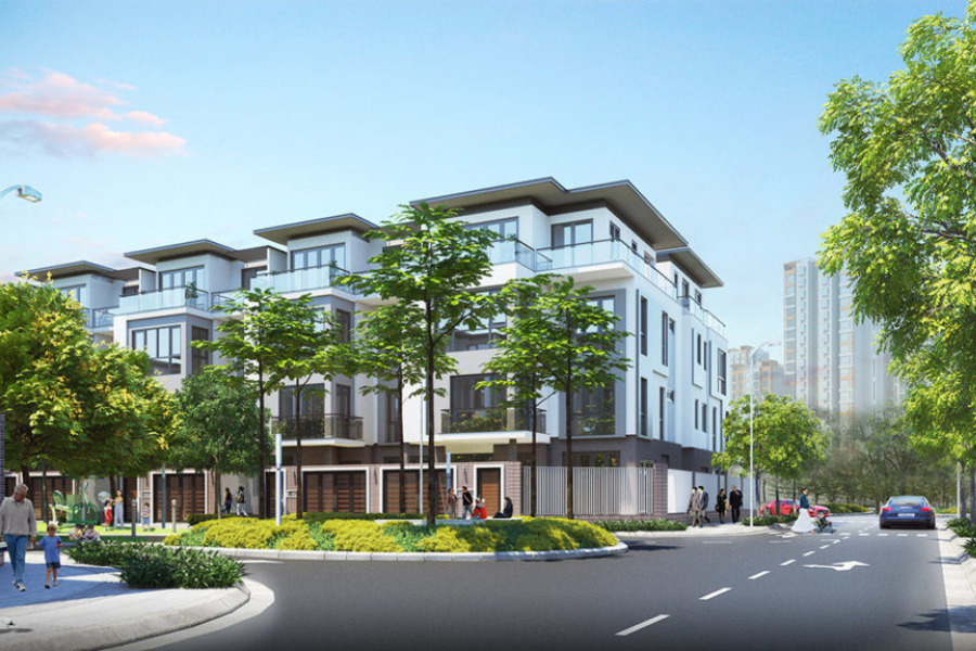 Các căn biệt thự liền kề thường được thiết kế theo cùng một phong cách kiến trúc nhất định, tạo nên sự đồng điệu