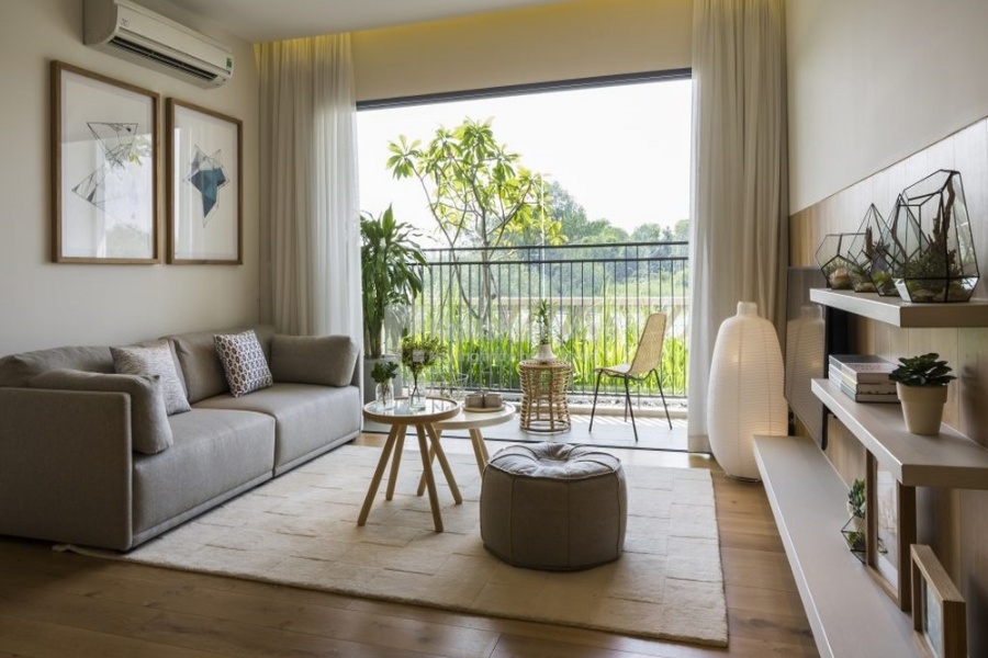 Căn hộ Palm Heights sở hữu 2 mặt thoáng, đón ánh sáng tự nhiên, tạo cảm giác thoáng mát và mở rộng không gian