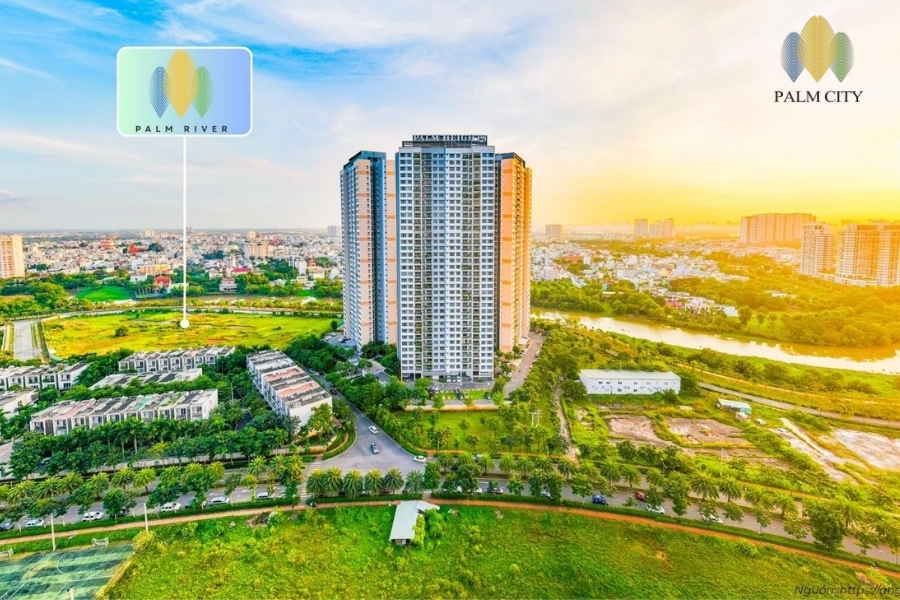 Palm City nằm ven sông Ông Tố